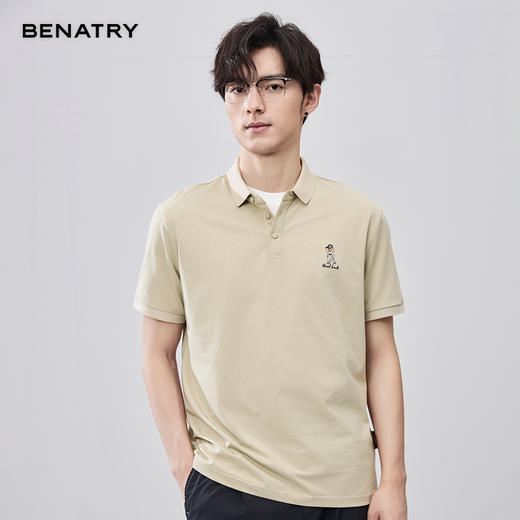 贝纳川夏季胸口小标刺绣POLO ECF214125 商品图0