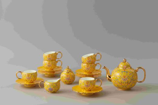 【6F】国瓷永丰源 新宫廷瓷17头茶咖具 商品图1