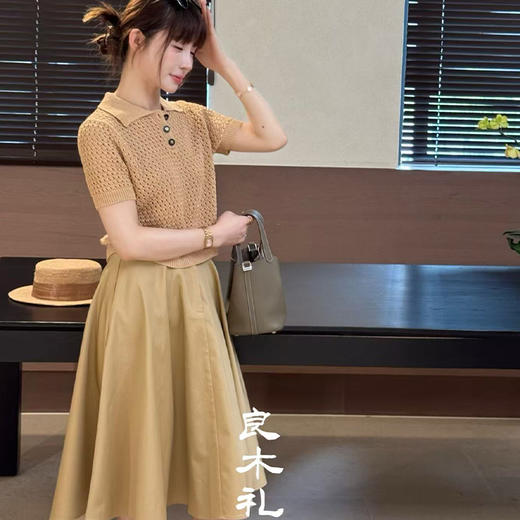 【部分现货】镂空针织衫（2404-1） 商品图0