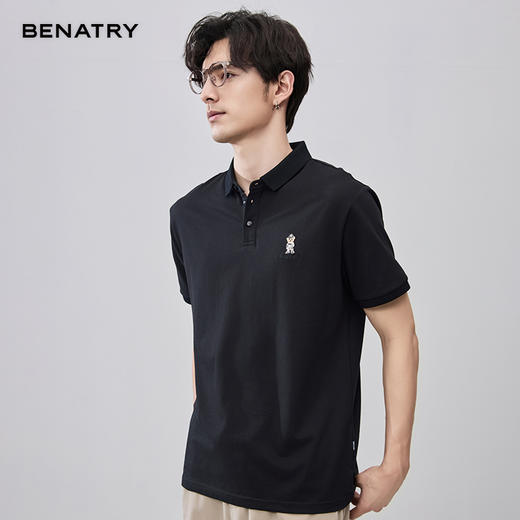 贝纳川夏季胸口小标刺绣POLO ECF214125 商品图10