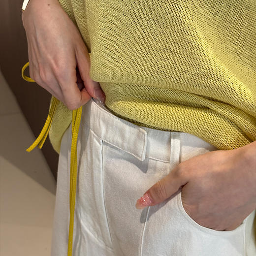 【预售7天】良木礼亚麻上衣&亚麻中裤 商品图4