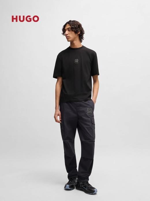 胸口印花tee，限量联名的喔！！基础圆领全棉平纹针织t恤C050466 商品图8