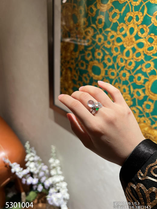 5301004，蛋面戒指。具体价格微信咨询 商品图4