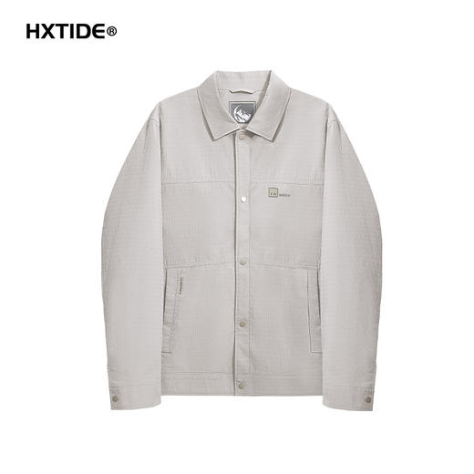 【新品上新】HX 春季翻领茄克衫外套遮肉显瘦Y105510018101 商品图0