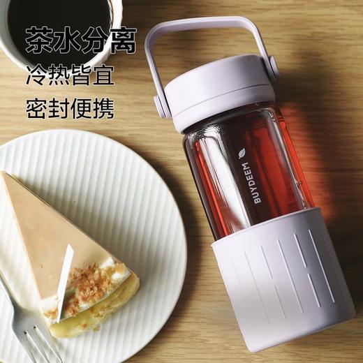 MM 山姆 北鼎 泡茶随手杯 紫罗兰/浅杉绿 470ml*1支 商品图1