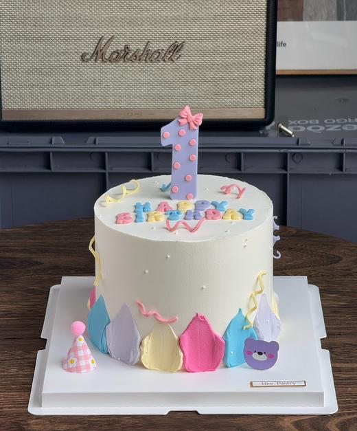 简约周岁蛋糕 商品图0