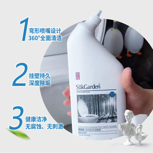 【洁厕剂组合】蔬果园阳光松木洁厕剂500g*5瓶 商品图3