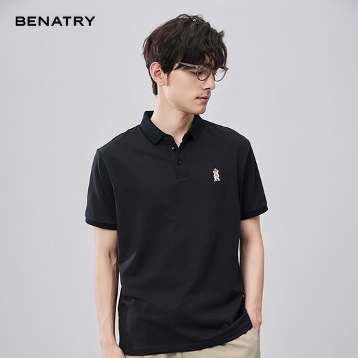 贝纳川夏季胸口小标刺绣POLO ECF214125 商品图9
