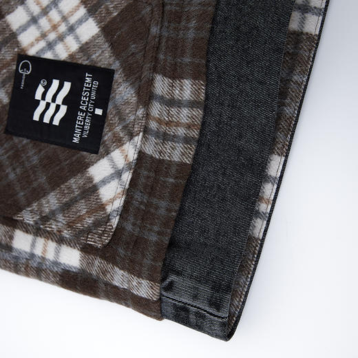 【新品上新】HX 春季翻领茄克衫假两件设计牛仔C105510009101 商品图7