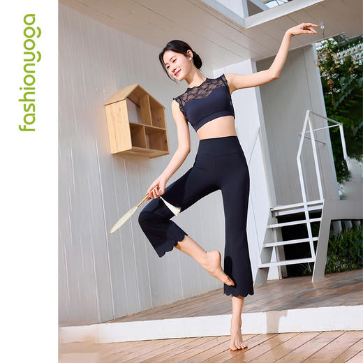 FY15712喇叭花朵七分裤 商品图6