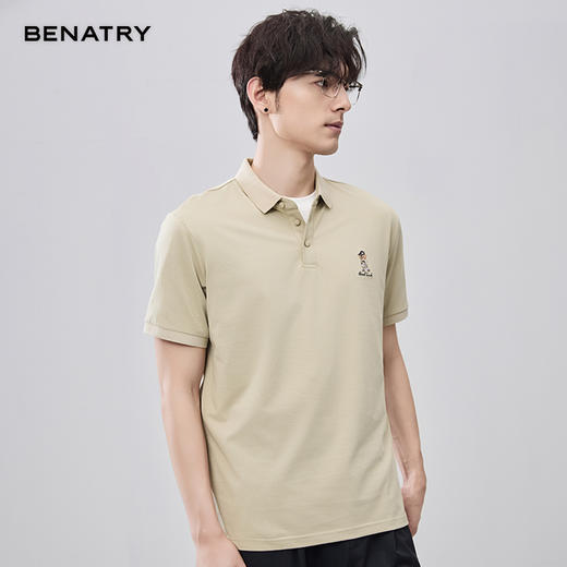 贝纳川夏季胸口小标刺绣POLO ECF214125 商品图2