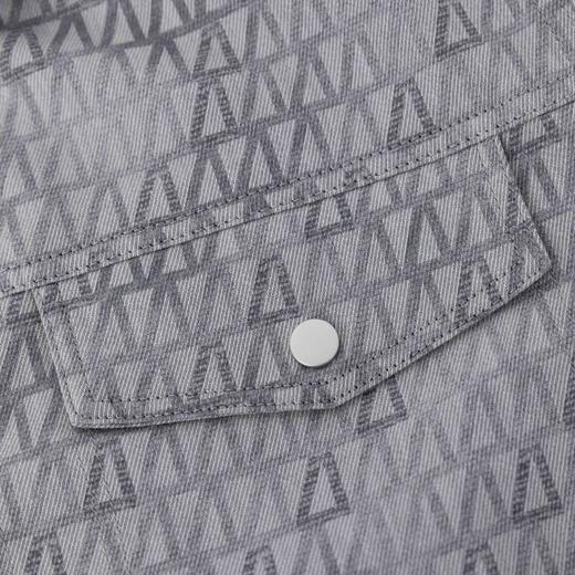 【新品上新】HX 春季水洗翻领牛仔茄克衫外套遮肉显瘦Y105510007101 商品图4