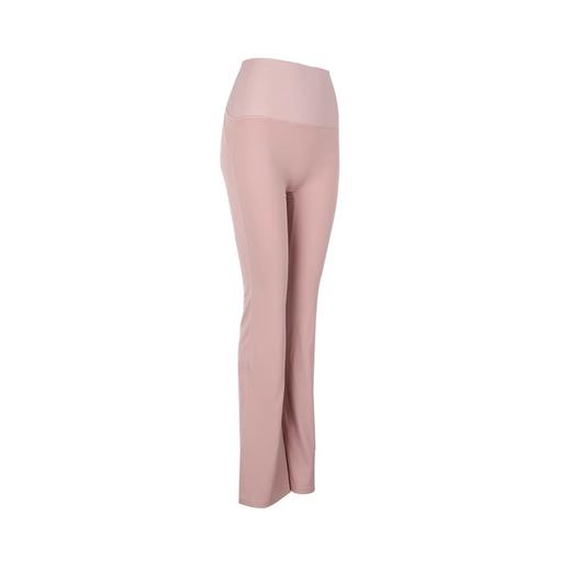 跃牌【禅语梵心】螺纹高腰蜜桃提臀瑜伽裤拼接裸感跑步运动裤健身微喇裤CK3036 商品图4