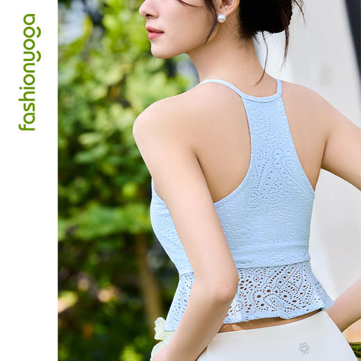 F15214蕾丝荷叶边背心 商品图2