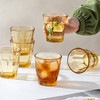 【西屋晶钻水杯6件套】西屋套装耐热玻璃杯琥珀色餐具高硼硅玻璃耐高温家用晶钻水杯6件套 商品缩略图2