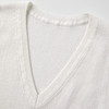 ROMI STUDIO桑蚕丝绵羊毛混纺坑条肌理V领修身毛织背心RWCSST2254 商品缩略图2