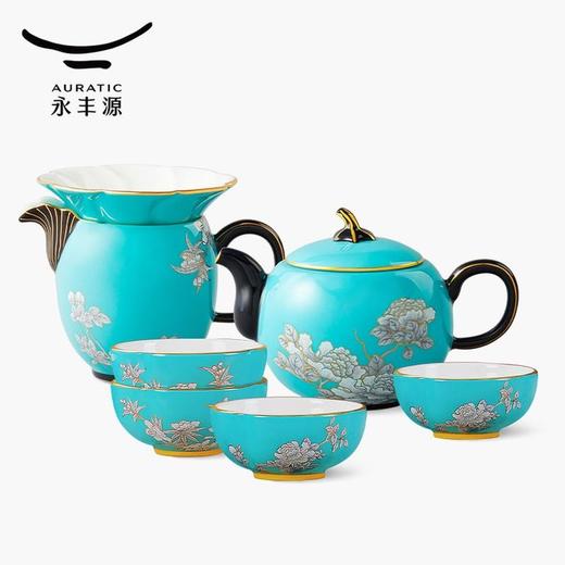 【6F】国瓷永丰源 水墨牡丹8头茶具（4人位） 商品图4