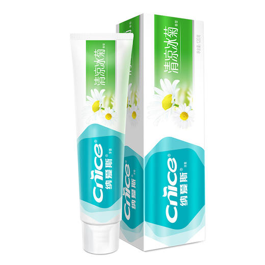 纳爱斯牙膏清凉冰菊香型120g*4支+亲齿家族按摩牙刷两支装(YS706) 商品图0