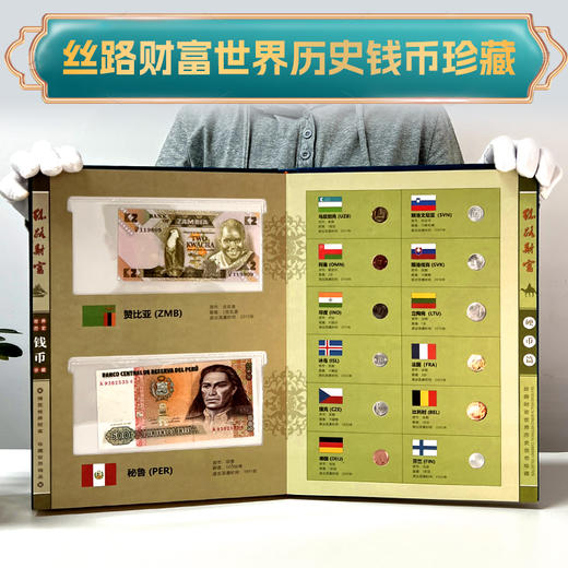《丝路财富》世界钱币册 一带一路29国32种钱币 商品图6