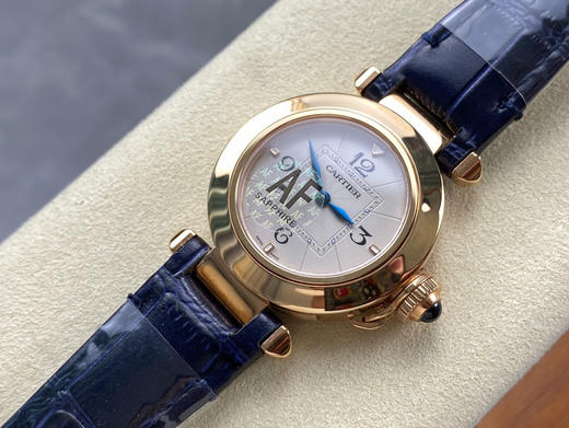 AF 卡地亚帕莎30mm PASHA DE CARTIER女士腕表 神巨作 火爆来袭 ❕❕
AF的精工细制 很好的诠释 正品的神韵，采用瑞士原装进口的机芯，堆料很足 购买原装二手表回来进行开模和制作❕ 商品图5
