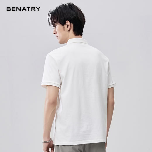 贝纳川夏季胸口小标刺绣POLO ECF214125 商品图6