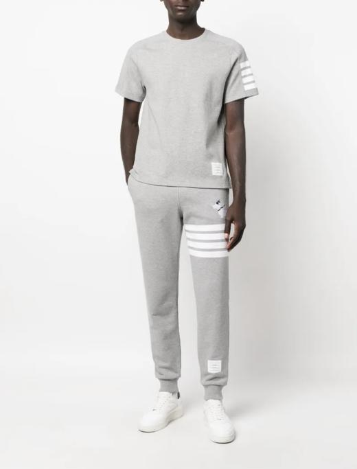 男款前短后长圆领短袖T恤hu022 商品图3