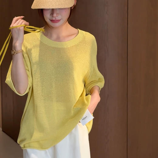 【预售7天】良木礼亚麻上衣&亚麻中裤 商品图0