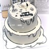 ［二次元帕恰狗双层定制蛋糕］ 商品缩略图0