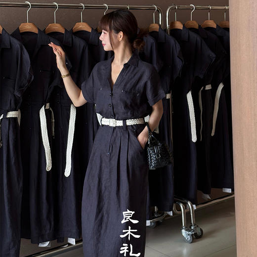 【部分现货】良木礼纯亚麻连衣裙（84672） 商品图4