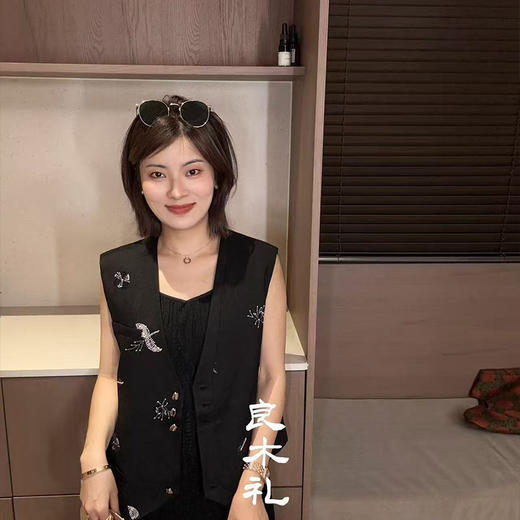 【预售7天】良木礼亚麻马甲&吊带裙 商品图0