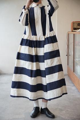 Casey Casey条纹连衣裙