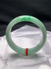 612848，57.8圈口，飘绿正圈平安镯，淡底色飘阳绿，色阳，底子细腻 商品缩略图0
