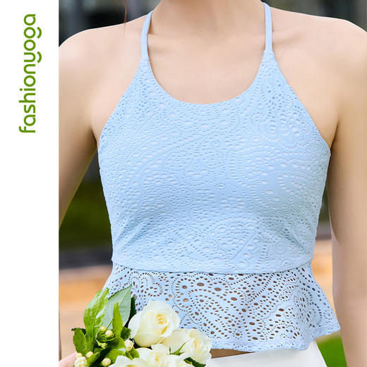 F15214蕾丝荷叶边背心 商品图7