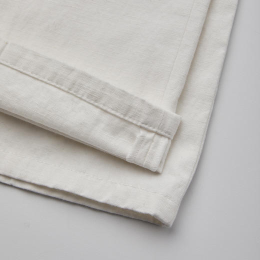 ROMI STUDIO“Clean fit”亚麻棉混纺经典老钱九分微喇裤RWCSXD2538 商品图6