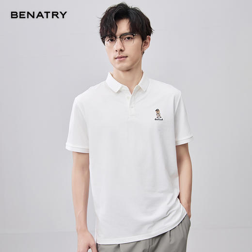 贝纳川夏季胸口小标刺绣POLO ECF214125 商品图4