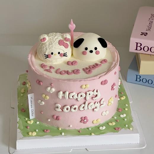 【天生一对浪漫情侣蛋糕】 商品图0