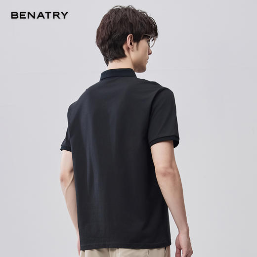 贝纳川夏季胸口小标刺绣POLO ECF214125 商品图11