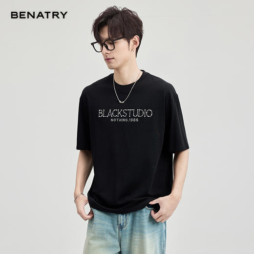 贝纳川圆领短袖T恤ECF114111 商品图1