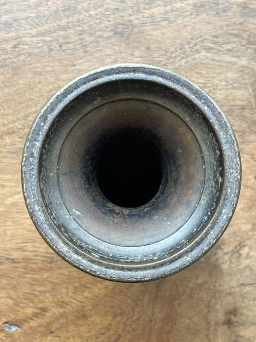 青铜羽翼耳多棱花觚，顺丰包邮 商品图4