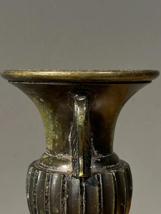 青铜羽翼耳多棱花觚，顺丰包邮 商品图9