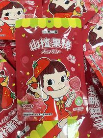 不二家山楂果棒112克   6934804415125