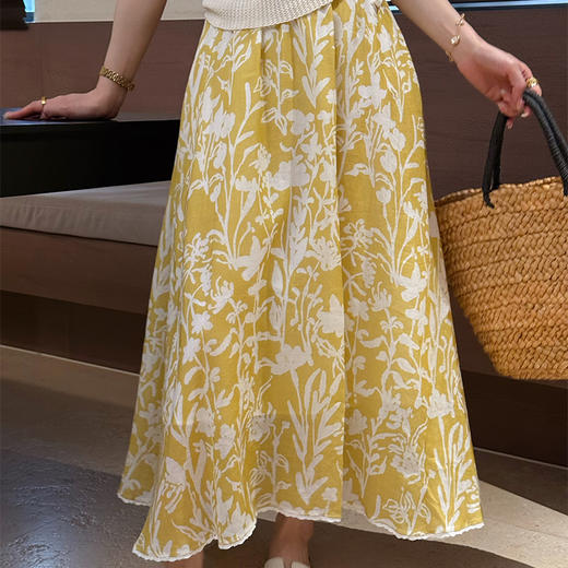 【不换不退】良木礼花色半裙（7968） 商品图3