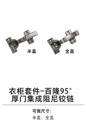 1-衣柜基础五金-1铰链类-9-套件-百隆95°厚门集成阻尼铰链