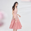 【初夏新品】熙世界约会穿搭渐变粉色无袖连衣裙女夏季收腰显瘦超好看蛋糕裙子 商品缩略图3