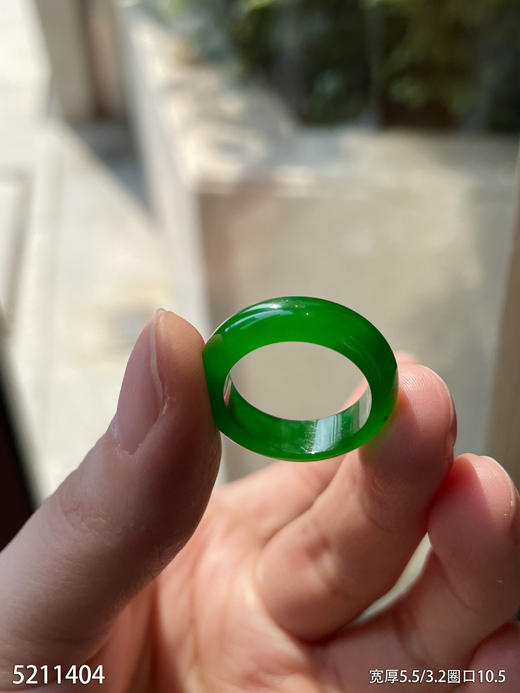 老坑帝王绿扳指【5211404】圈口10.5。具体价格微信咨询 商品图5