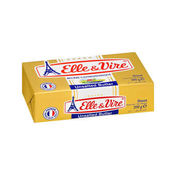 爱乐薇（Elle＆Vire）铁塔淡味黄油200g 法国进口 煎牛排曲奇蛋糕 烘焙原料食材家用 /粮油调味 /奶酪黄油 /黄油 商品图4