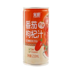 笑厨（XIAOCHU）新疆枸杞番茄汁210ml*24罐0添加鲜榨复合果蔬汁富含番茄红素饮品 /粮油调味 /调味品 /西式酱料