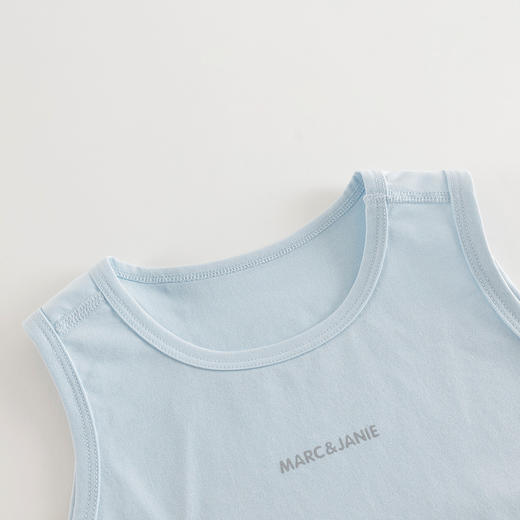 【速干防晒】马克珍妮男童轻潮运动背心 儿童上衣夏装新款550560 商品图3