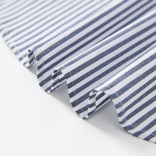 【100棉】罗蒙女士长袖衬衫精致简约舒适百搭商务休闲条纹衬衫女 商品图11