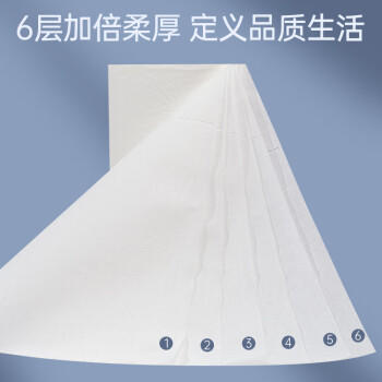 蓝漂XPLUS会员联名款 6层150克*21卷共3.15kg无芯卷纸 扁卷纸卫生纸巾 /家庭清洁/纸品 /清洁纸品 /卷纸 商品图4